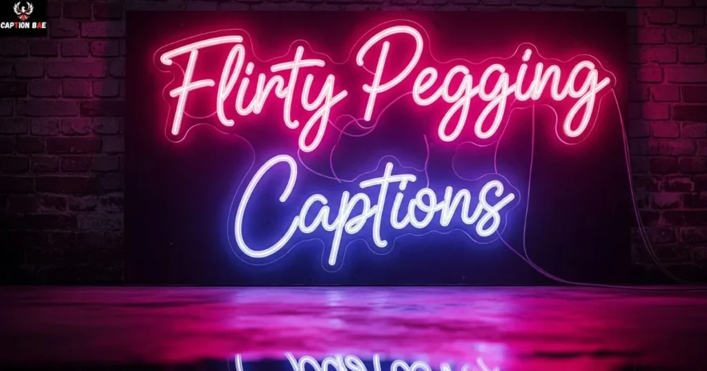 Flirty Pegging Captions
