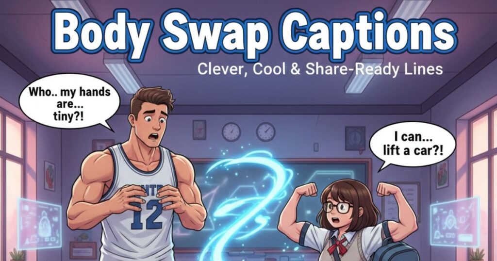 Body Swap Captions: Clever, Cool & Share-Ready Lines Body Swap Captions