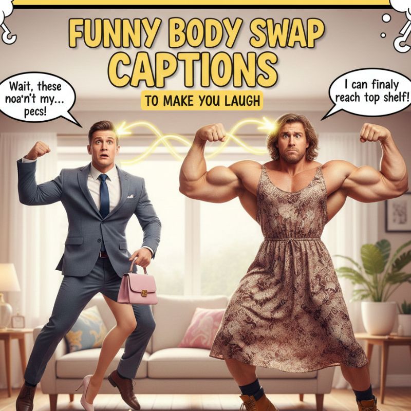 Funny Body Swap Captions to Make You Laugh