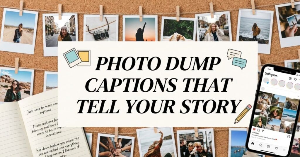 Photo Dump Captions That Tell Your Story”
