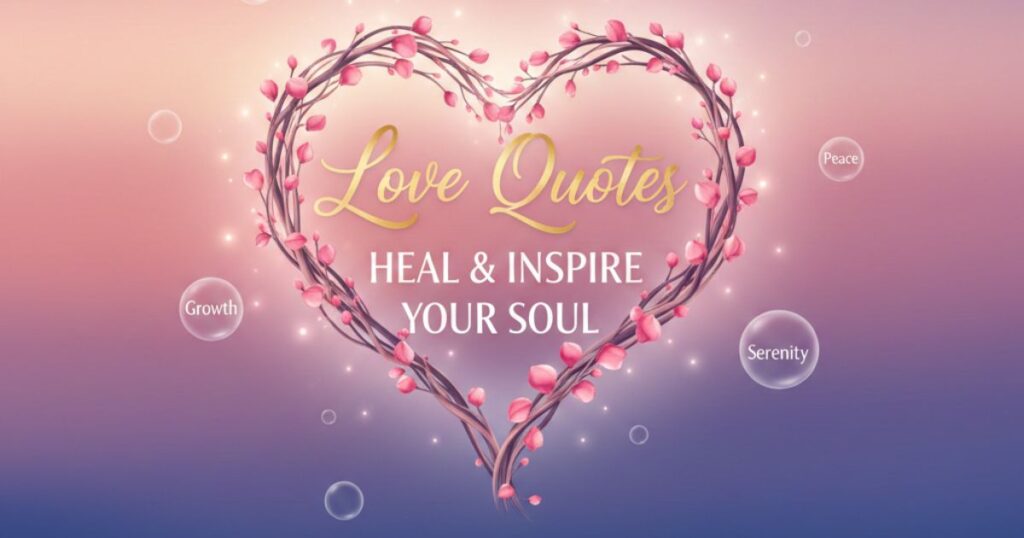 Love Quotes to Heal and Inspire Your Soul Deeply  