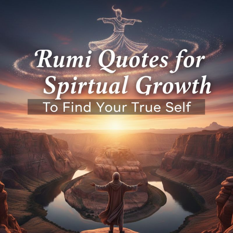 Rumi Quotes for Spiritual Growth to Find Your True Self