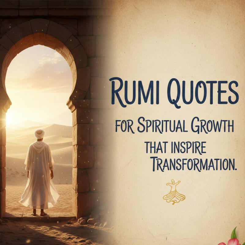 Rumi Quotes for Spiritual Growth That Inspire Transformation