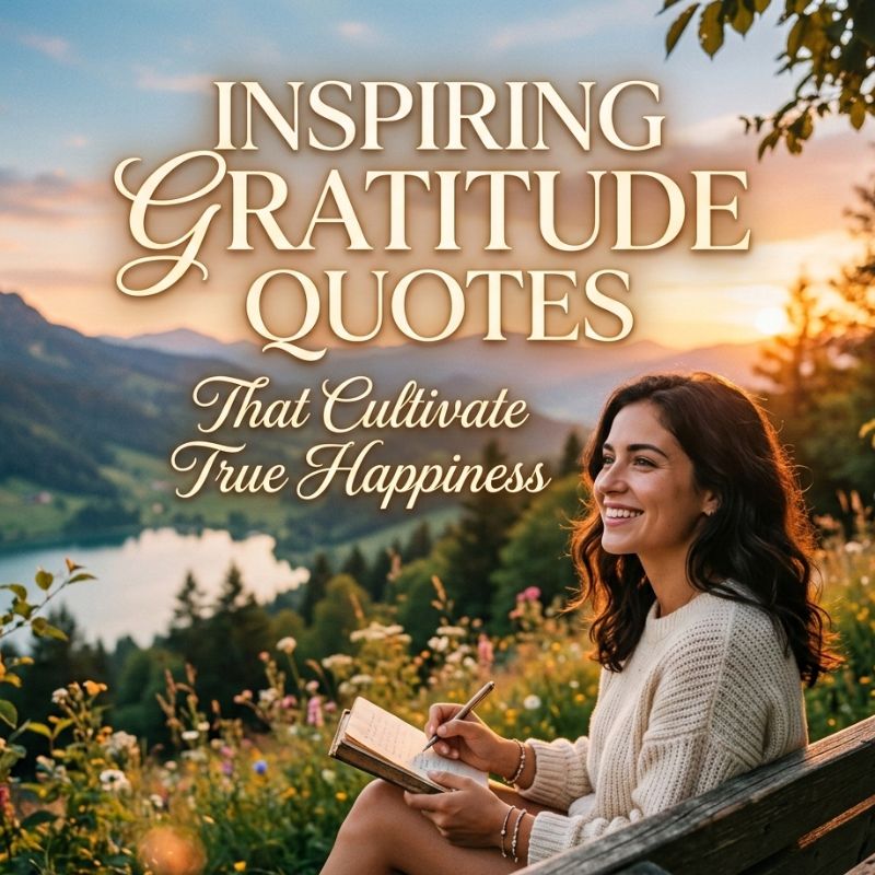 Inspiring Gratitude Quotes That Cultivate True Happiness