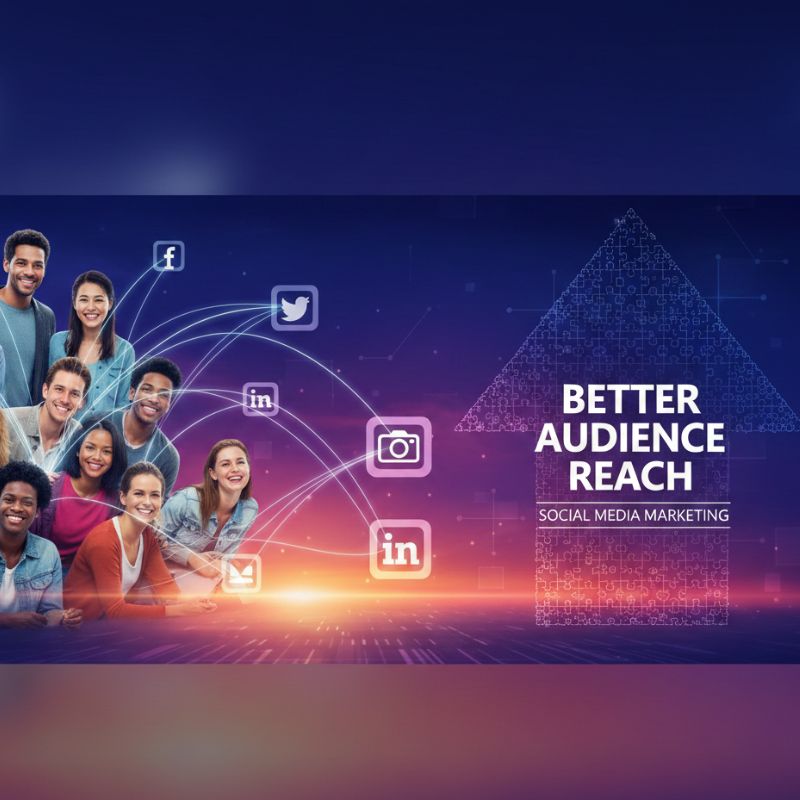 Caption for Social Media Marketing for Better Audience Reach