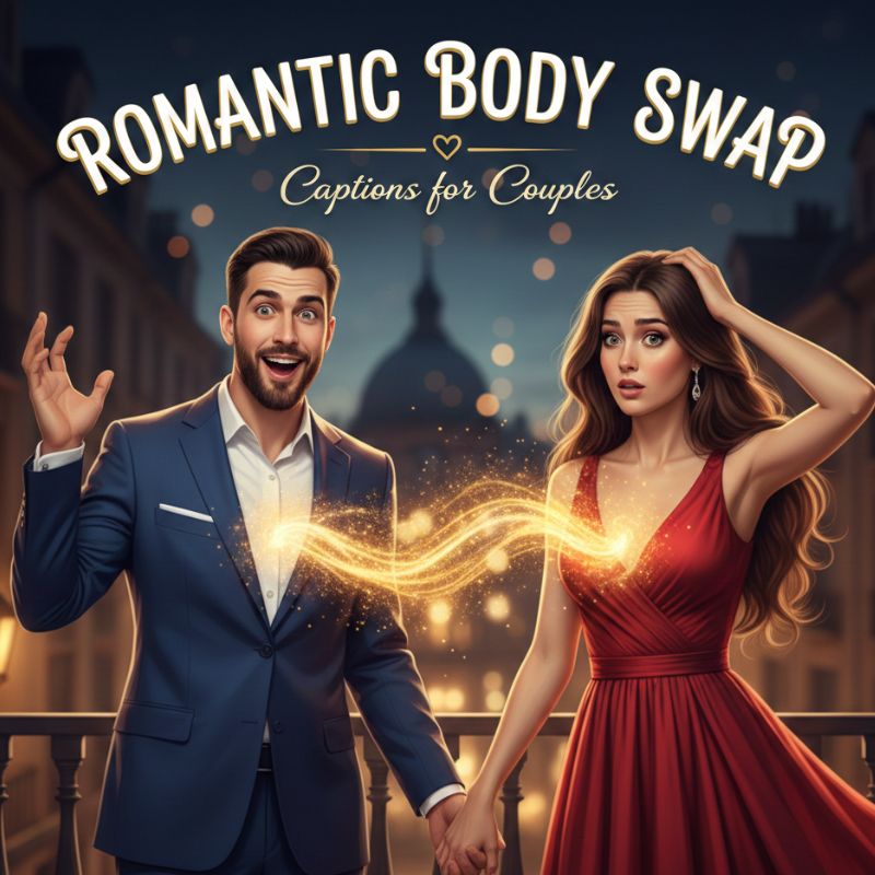 Romantic Body Swap Captions for Couples