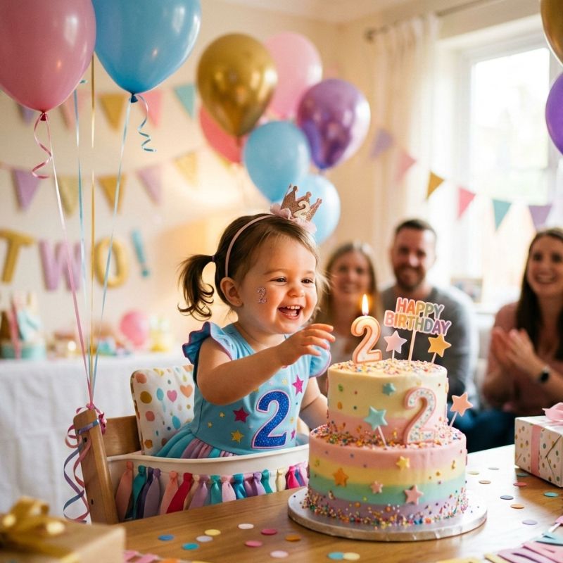 Memorable 2nd Birthday Caption to Capture Precious Moments