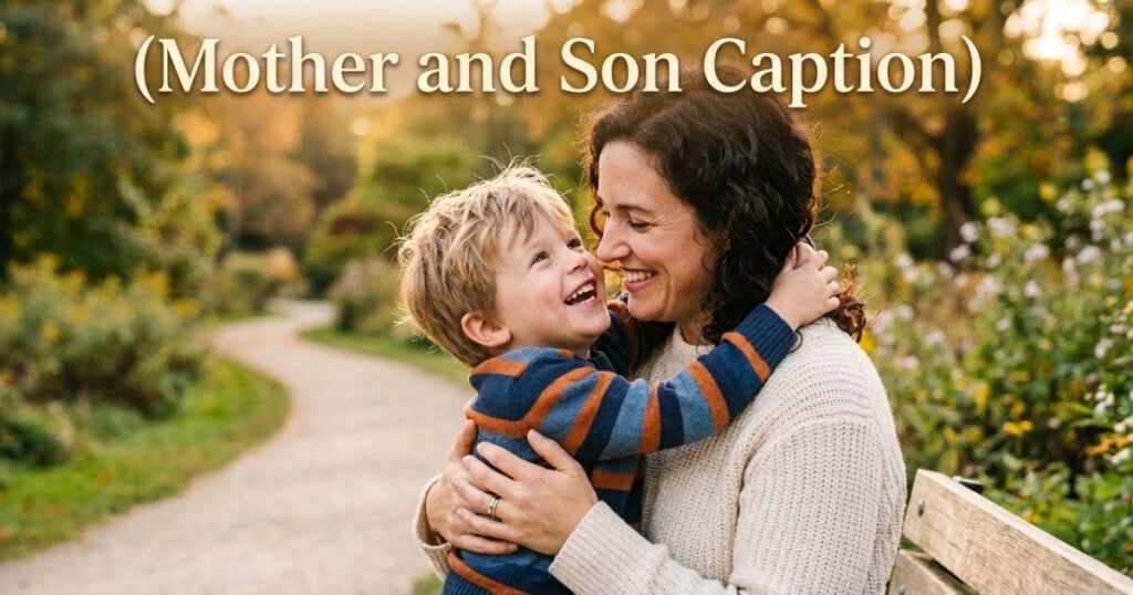 Mother and Son Caption That Shows Pure Love and Bond  