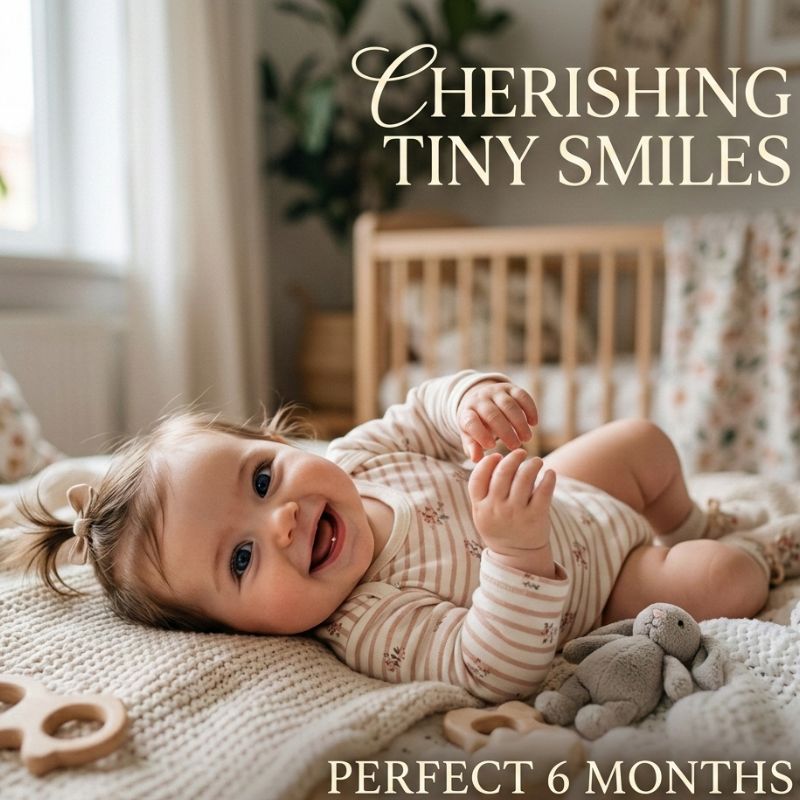 Perfect 6months Old Baby Caption for Cherishing Tiny Smiles