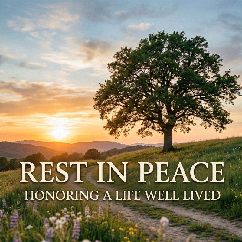 Powerful Rest in Peace Caption for Honoring a Life Well Lived