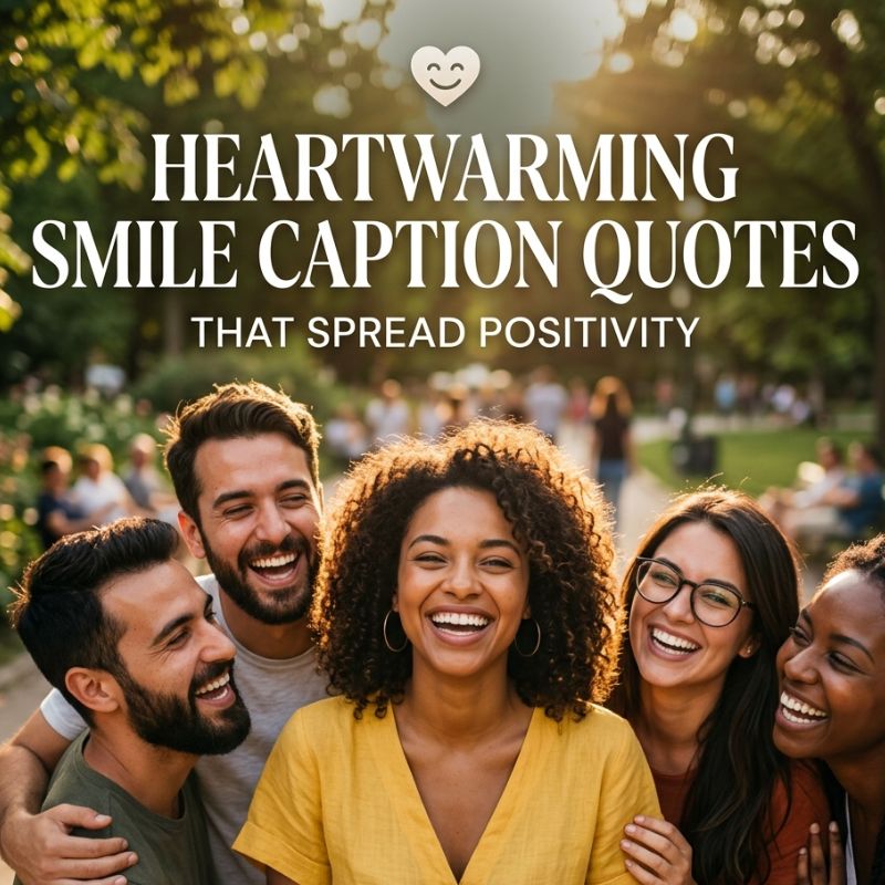 Heartwarming Smile Caption Quotes That Spread Positivity