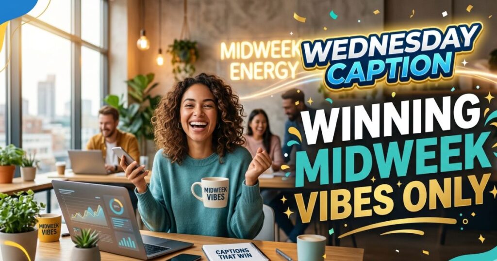 Wednesday Caption Winning Midweek Vibes Only Wednesday Caption Winning Midweek Vibes Only