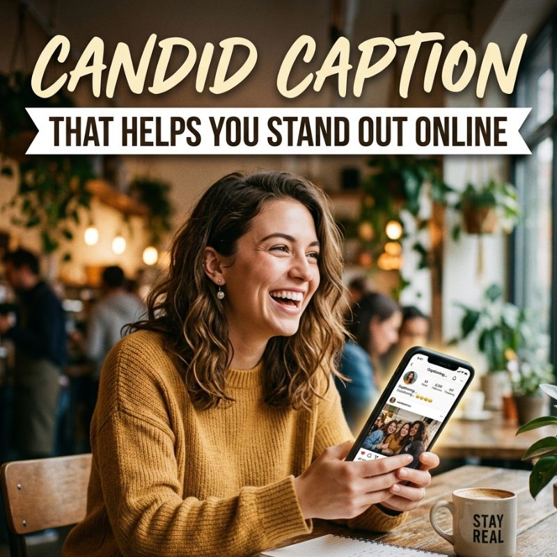 Candid Caption That Helps You Stand Out Online