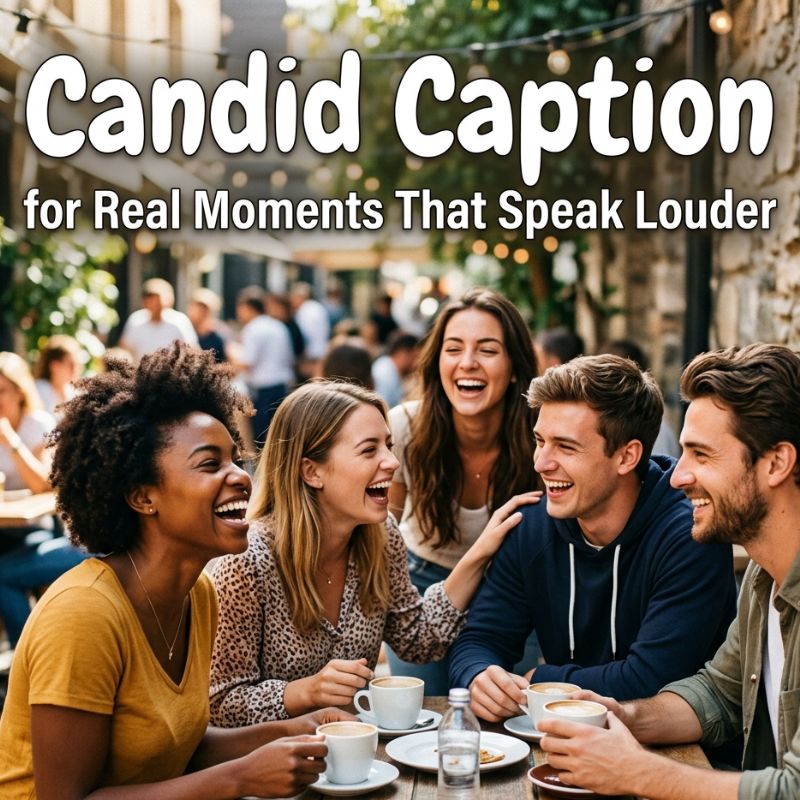 Candid Caption for Real Moments That Speak Louder