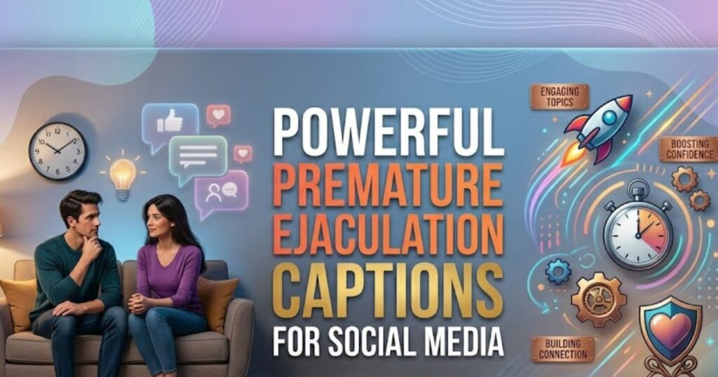 Powerful Premature Ejaculation Captions for Social Media