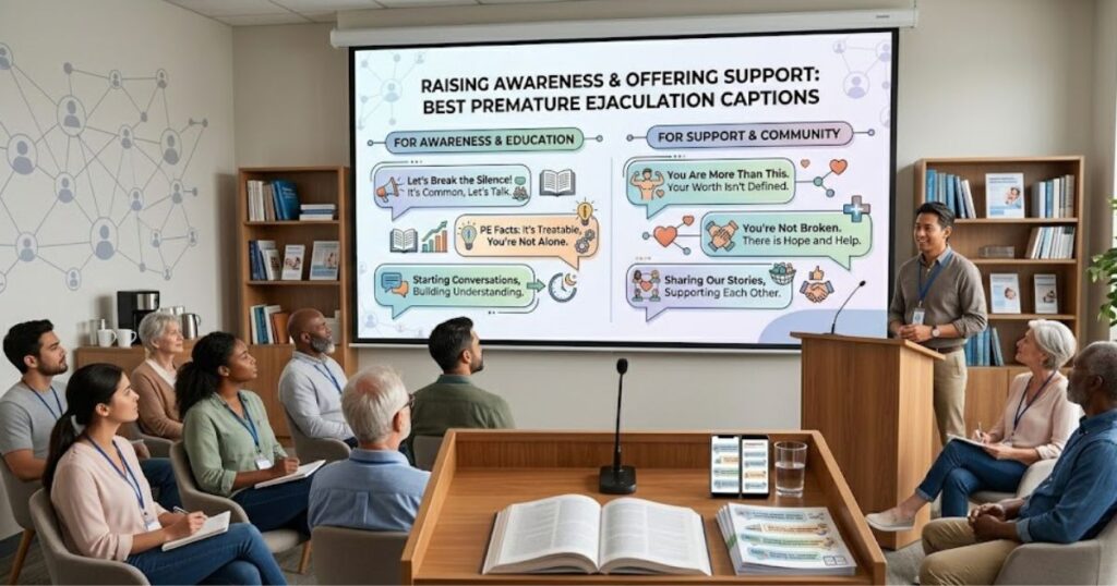 Best Premature Ejaculation Captions for Awareness & Support