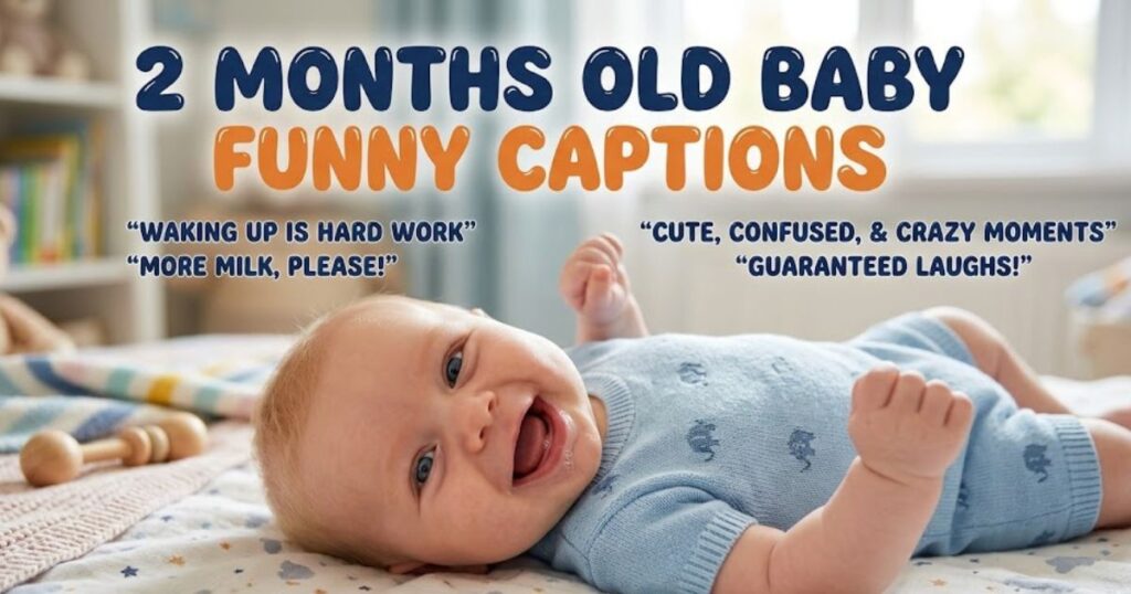 2 Months Old Baby Funny Captions
