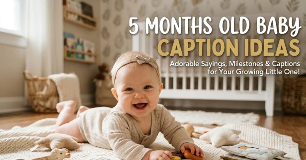 5 months old baby caption ideas