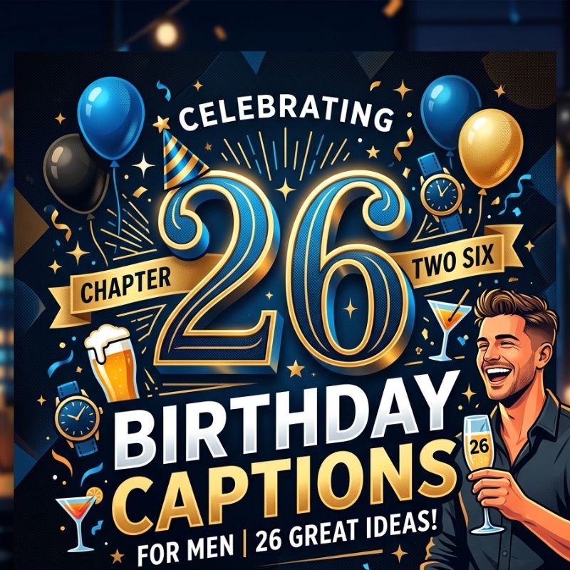 26 Birthday Captions for Men