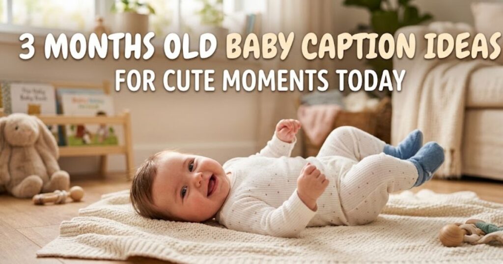 3 Months Old Baby Caption Ideas for Cute Moments Today