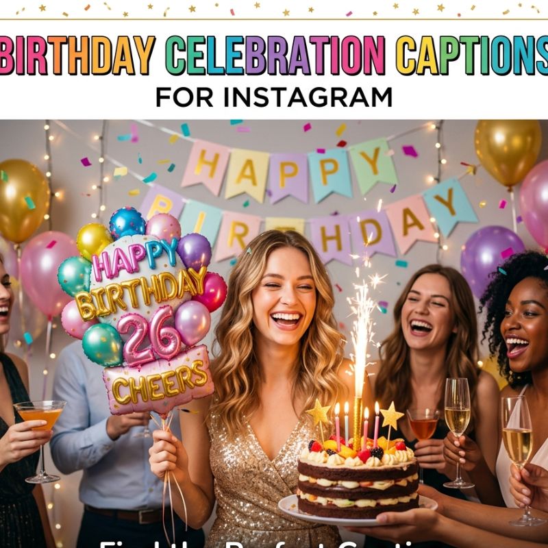 Birthday Celebration Captions for Instagram