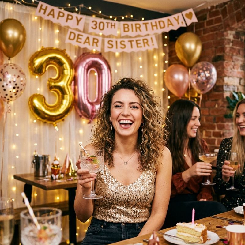 30th Birthday Captions for Sister