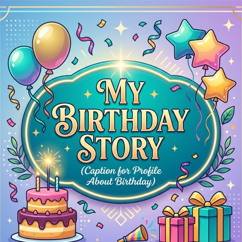 Caption for Profile About Birthday
