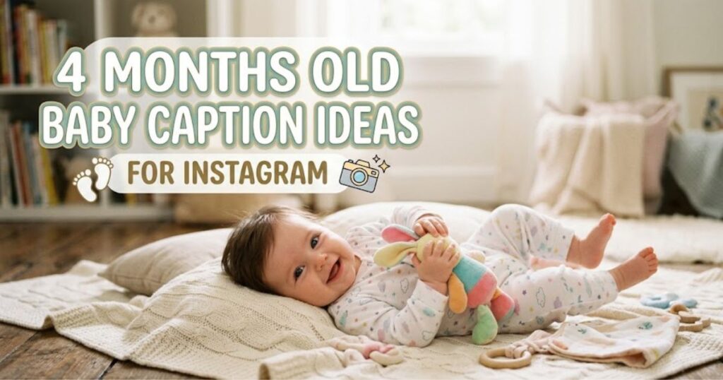 4 Months Old Baby Caption Ideas for Instagram
