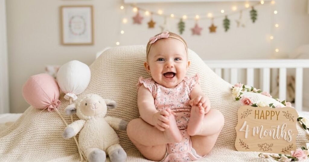 Happy 4 Months Baby Girl