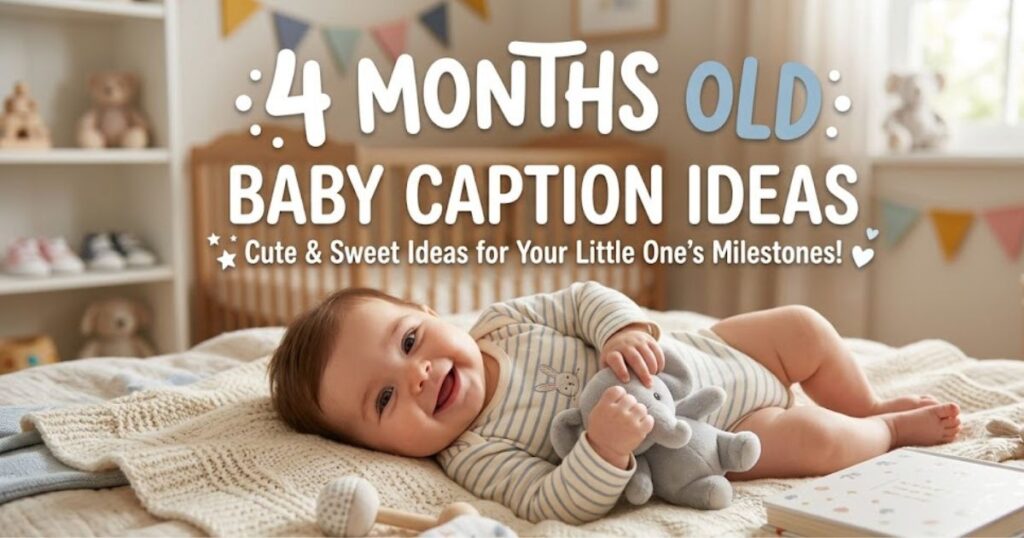 4 Months Old Baby Caption Ideas