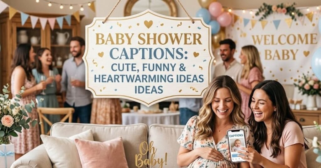 Baby Shower Captions Cute, Funny & Heartwarming Ideas