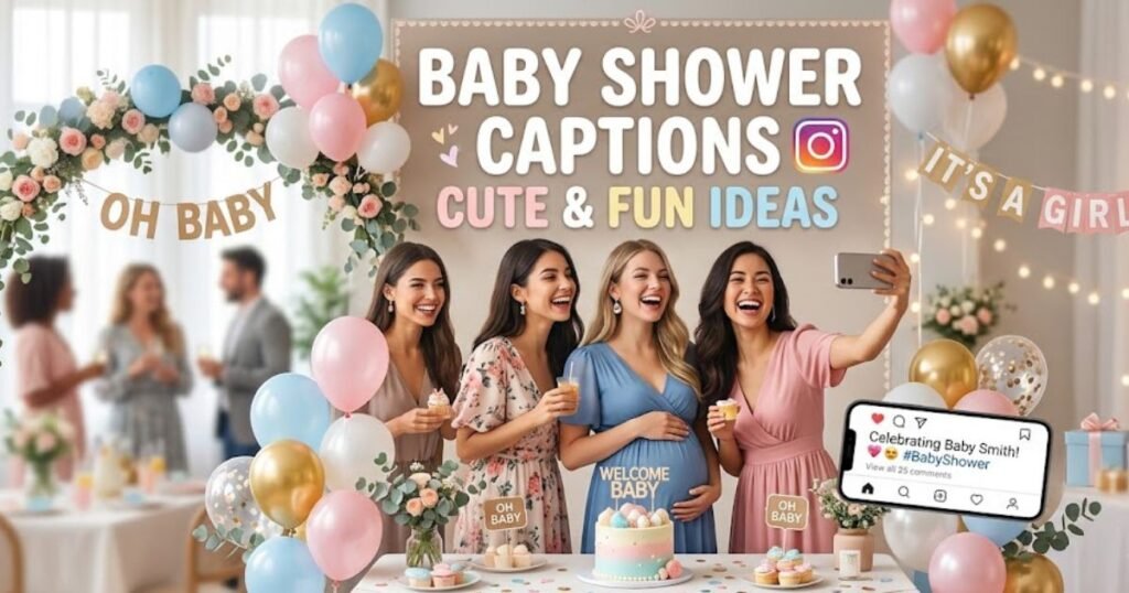 Baby Shower Captions for Instagram Cute & Fun Ideas