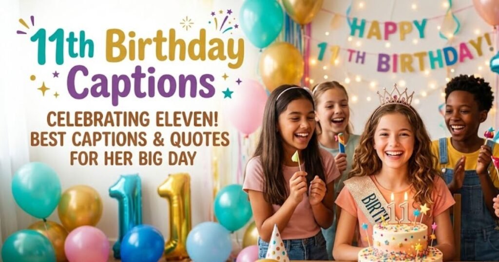 11th Birthday Caption
