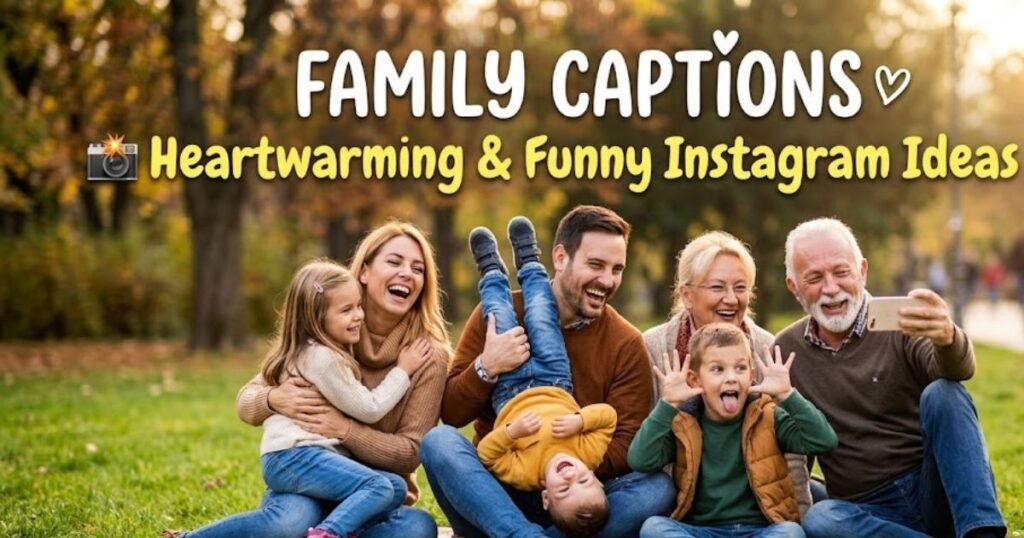 Family Caption Heartwarming & Funny Instagram Ideas