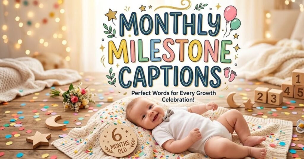 Monthly Milestone Captions