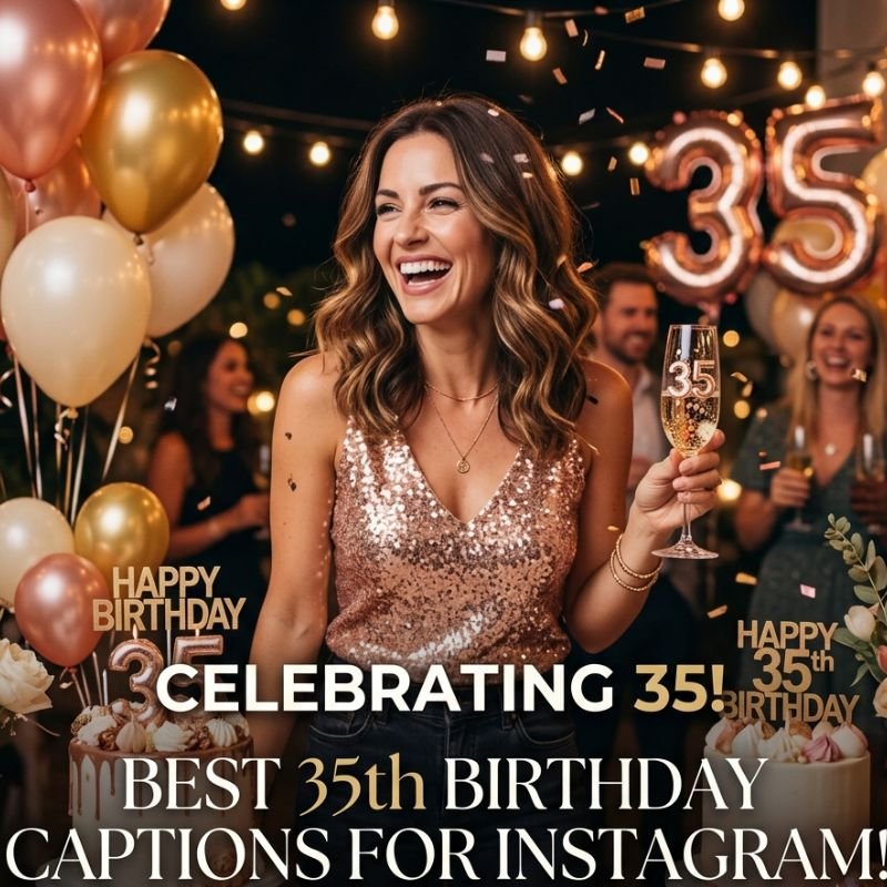 35th Birthday Captions Instagram