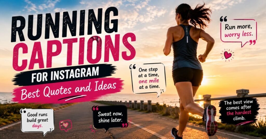 Running Captions for Instagram Best Quotes and Ideas Running Captions for Instagram Best Quotes and Ideas