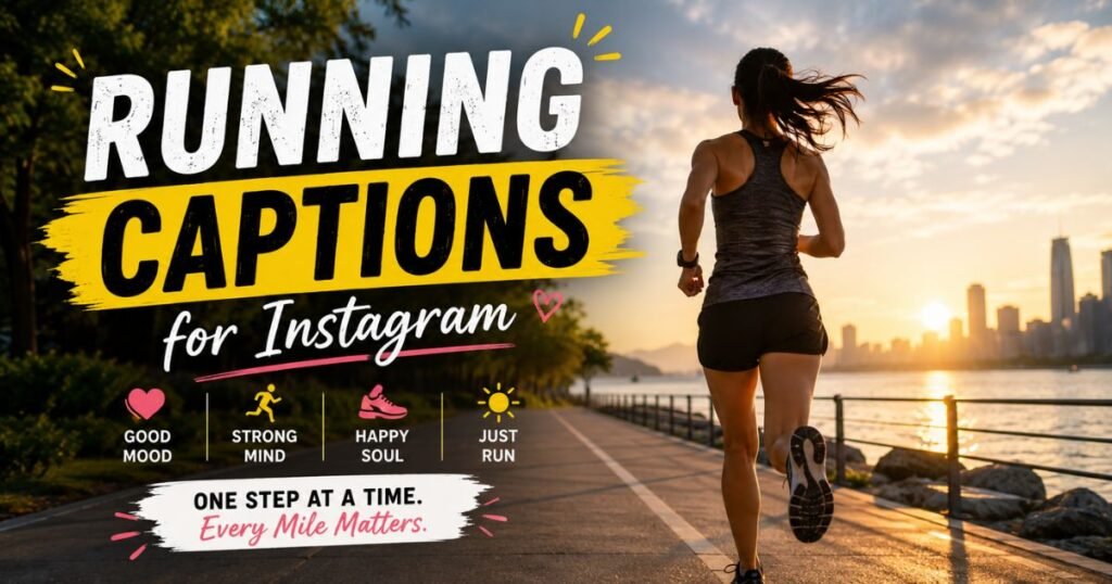 Running Captions for Instagram
