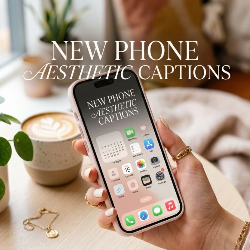 New Phone Aesthetic Captions