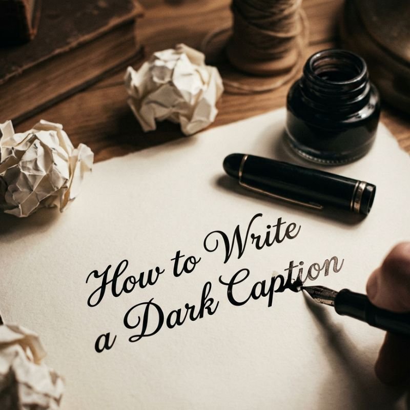 The Craft: How to Write a Dark Caption (Not Just Copy-Paste One)