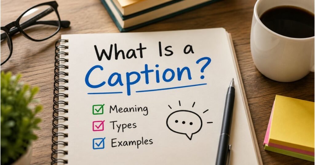 What Is a Caption? Meaning, Types & Examples Explained