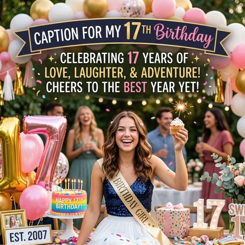 Caption for My 17th Birthday