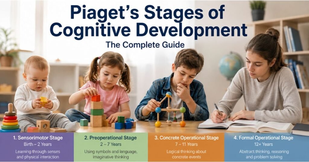 Piaget’s Stages of Cognitive Development The Complete Guide Piaget's Stages of Cognitive Development The Complete Guide