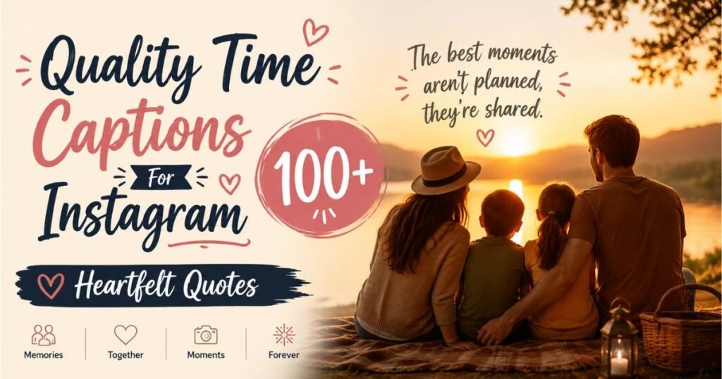 Quality Time Captions For Instagram 100+ Heartfelt Quotes 