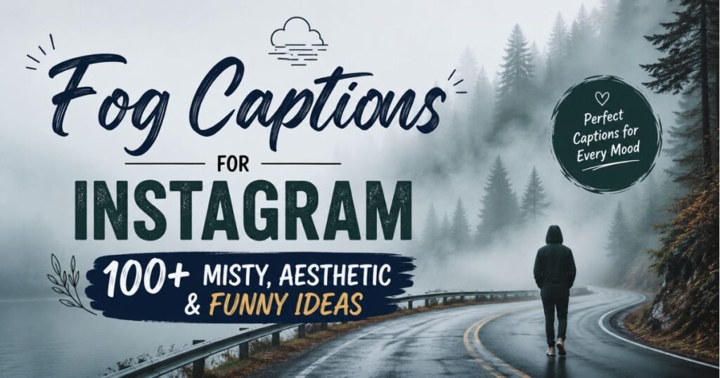 Fog Captions for Instagram 100+ Misty, Aesthetic & Funny Ideas