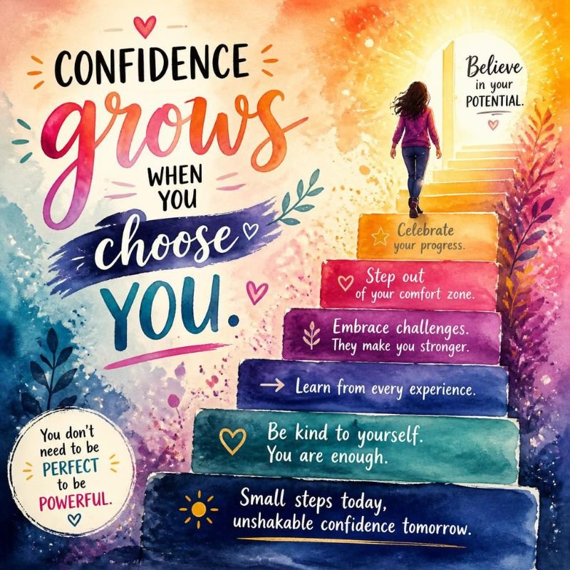 Self-Love & Confidence Growth Captions