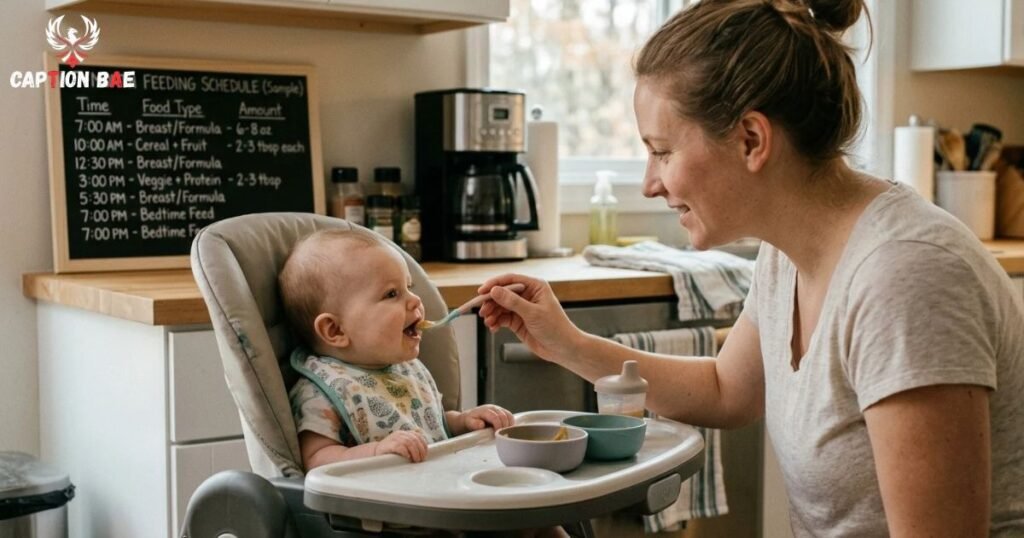 Feeding Timetable for a 7-Month-Old: Sample Schedule & Amounts