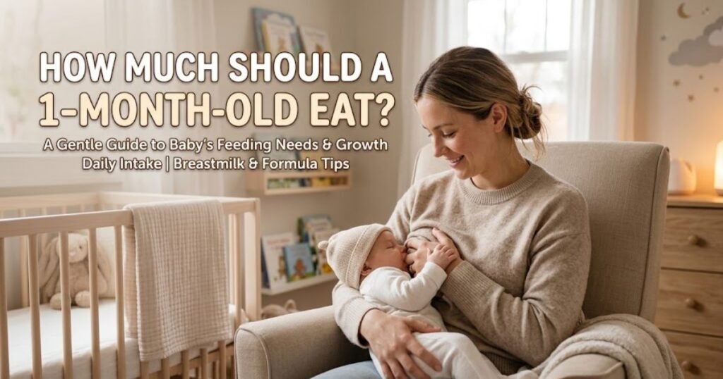 How Much Should a 1-Month-Old Eat?