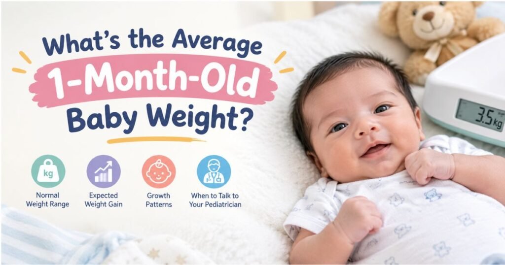 What's the Average 1-Month-Old Baby Weight?