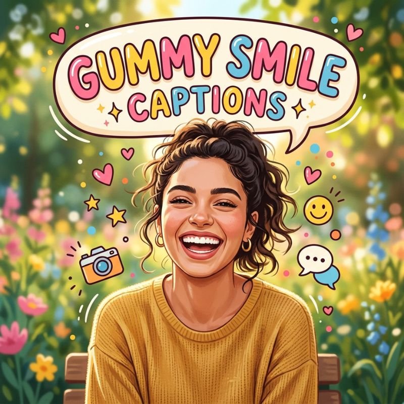 Gummy Smile Captions